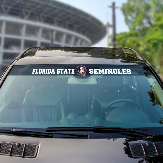 Florida State Seminoles Sun Stripe Windshield Decal 3.25 in. x 34 in.