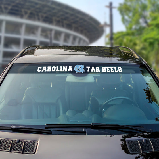 North Carolina Tar Heels Sun Stripe Windshield Decal 3.25 in. x 34 in.