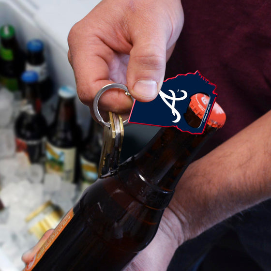 Atlanta Braves Keychain Bottle Opener