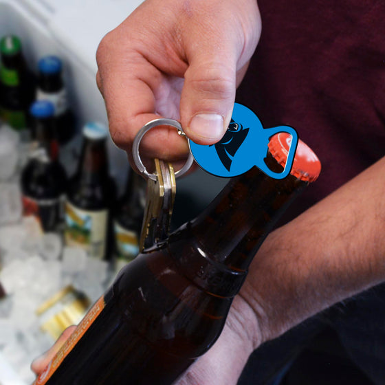 Carolina Panthers Keychain Bottle Opener