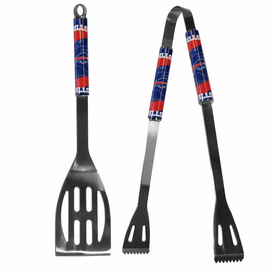 Buffalo Bills 2 pc Steel BBQ Tool Set (SSKG) - 757 Sports Collectibles