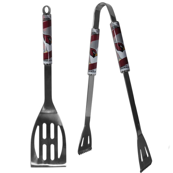 Arizona Cardinals 2 pc Steel BBQ Tool Set (SSKG) - 757 Sports Collectibles