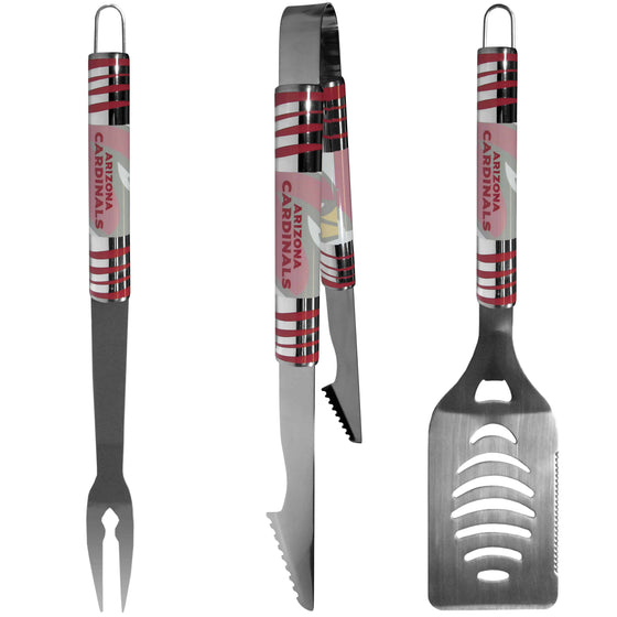 Arizona Cardinals 3 pc Tailgater BBQ Set (SSKG) - 757 Sports Collectibles