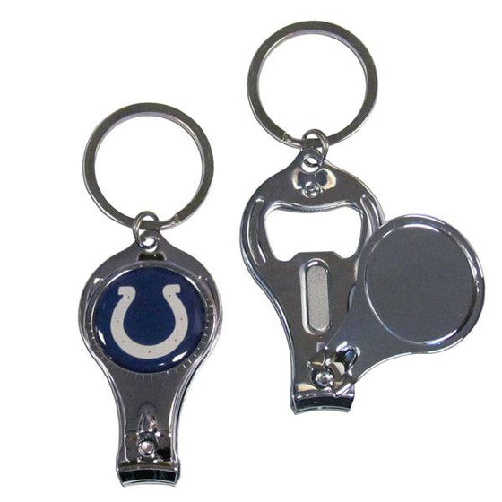 Indianapolis Colts Nail Care/Bottle Opener Key Chain (SSKG) - 757 Sports Collectibles