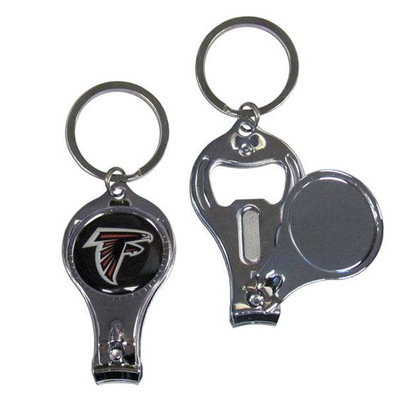 Atlanta Falcons Nail Care/Bottle Opener Key Chain (SSKG) - 757 Sports Collectibles