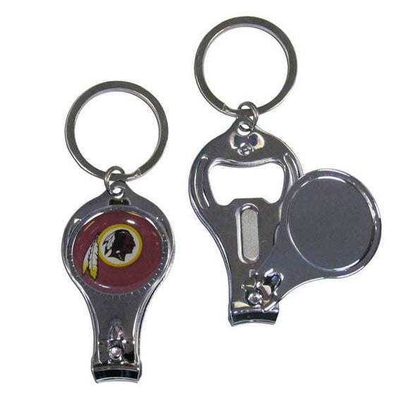 Washington Redskins Nail Care/Bottle Opener Key Chain (SSKG) - 757 Sports Collectibles