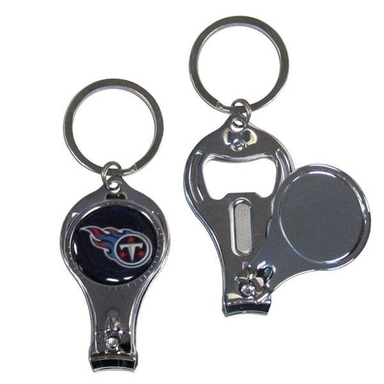 Tennessee Titans Nail Care/Bottle Opener Key Chain (SSKG) - 757 Sports Collectibles