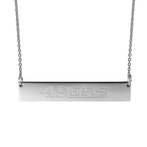 San Francisco 49ers Bar Necklace (SSKG) - 757 Sports Collectibles