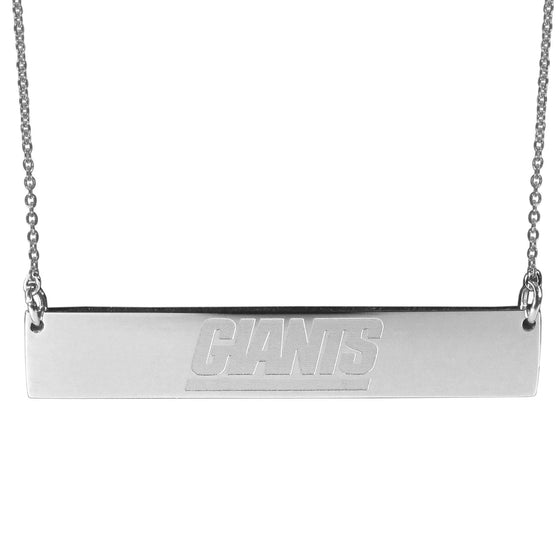 New York Giants Bar Necklace (SSKG) - 757 Sports Collectibles