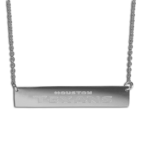 Houston Texans Bar Necklace (SSKG) - 757 Sports Collectibles