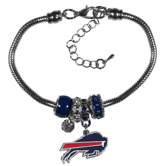 Buffalo Bills Euro Bead Bracelet (SSKG) - 757 Sports Collectibles