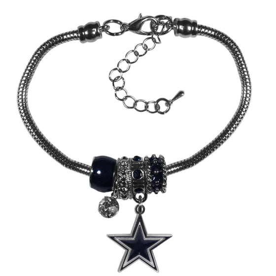 Dallas Cowboys Euro Bead Bracelet (SSKG) - 757 Sports Collectibles