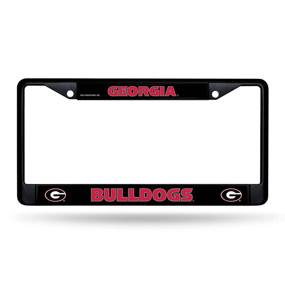 GEORGIA UGA Bulldogs BLACK CHROME FRAME (Rico) - 757 Sports Collectibles