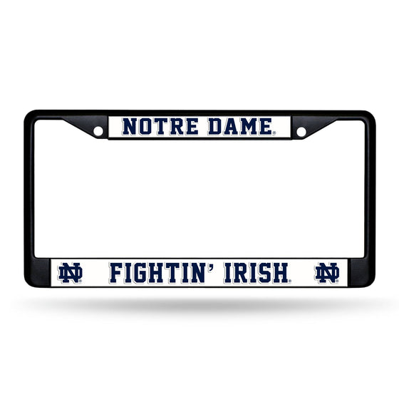 NOTRE DAME BLACK CHROME FRAME (Rico) - 757 Sports Collectibles