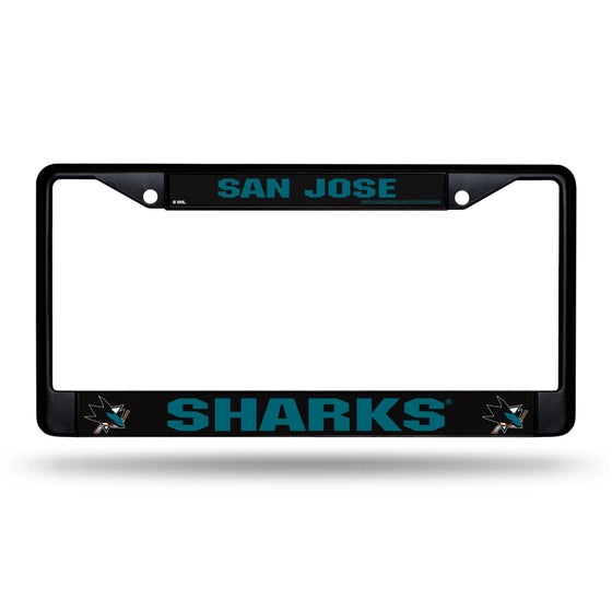 SAN JOSE SHARKS BLACK CHROME FRAME (Rico) - 757 Sports Collectibles