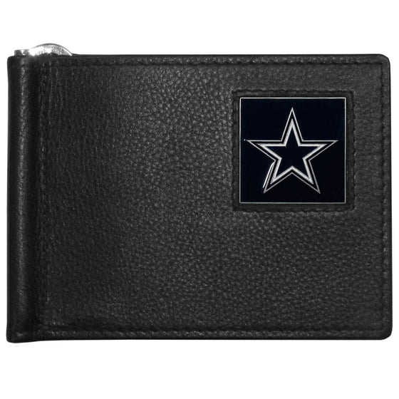 Dallas Cowboys Leather Bill Clip Wallet (SSKG) - 757 Sports Collectibles