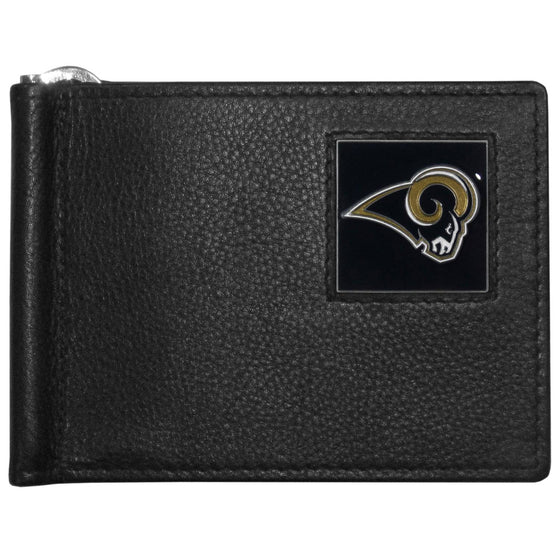 St. Louis Rams Leather Bill Clip Wallet (SSKG) - 757 Sports Collectibles