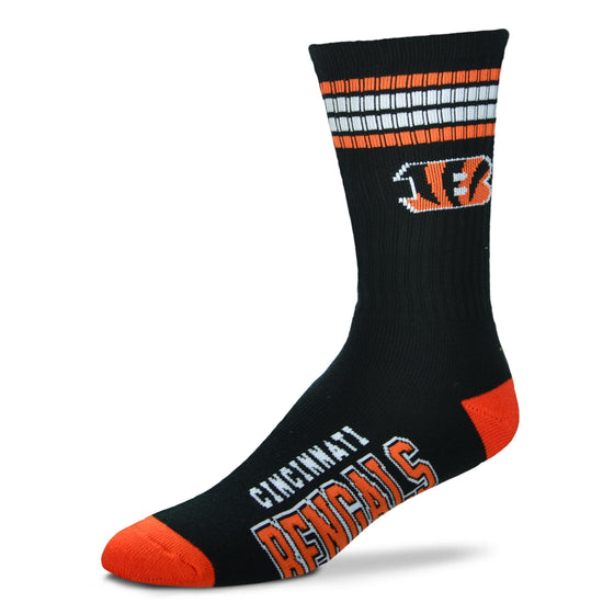 Cincinnati Bengals 4 Stripe Deuce Socks - Youth - 757 Sports Collectibles