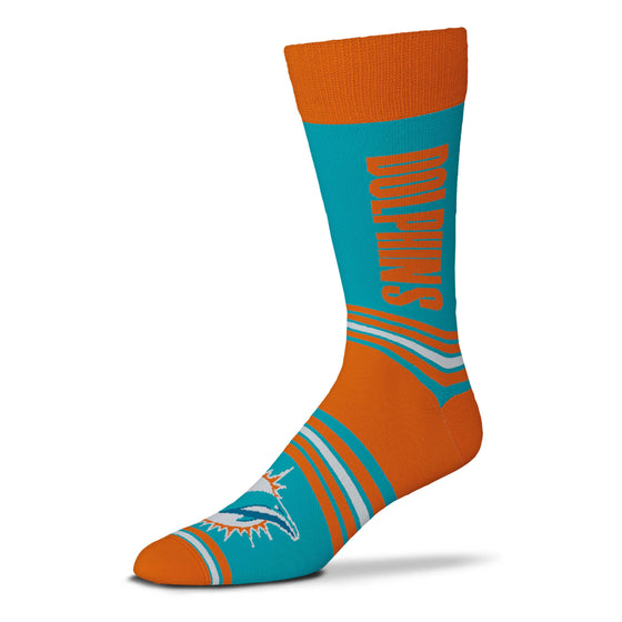 Miami Dolphins Go Team! Socks - OSFM