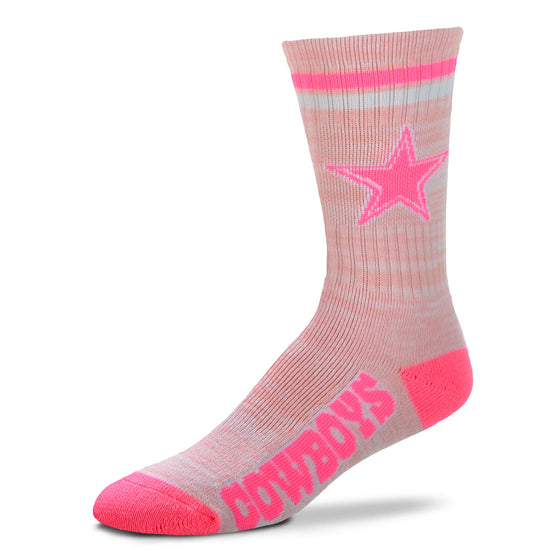 Dallas Cowboys Pretty In Pink Socks - M