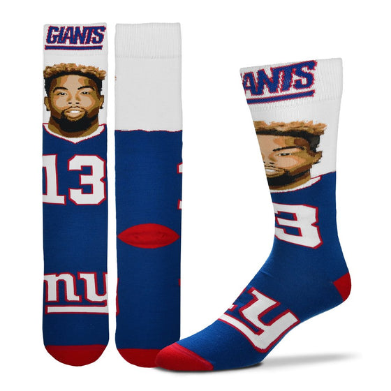 New York Giants Player Selfie Sock- Saquon Barkley - Med