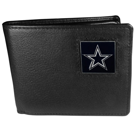 Dallas Cowboys Leather Bi-fold Wallet Packaged in Gift Box (SSKG) - 757 Sports Collectibles