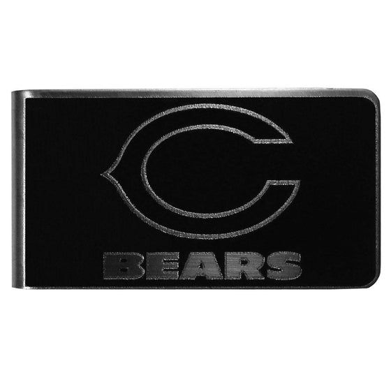 Chicago Bears Black and Steel Money Clip (SSKG) - 757 Sports Collectibles