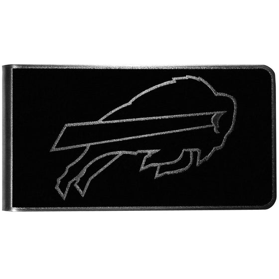 Buffalo Bills Black and Steel Money Clip (SSKG) - 757 Sports Collectibles