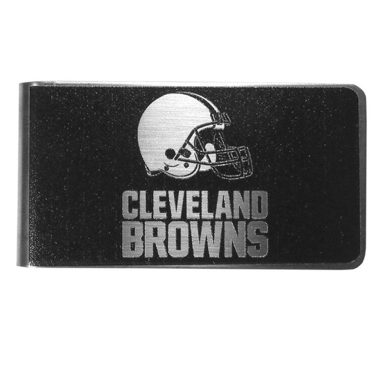 Cleveland Browns Black and Steel Money Clip (SSKG) - 757 Sports Collectibles