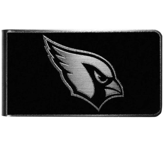 Arizona Cardinals Black and Steel Money Clip (SSKG) - 757 Sports Collectibles