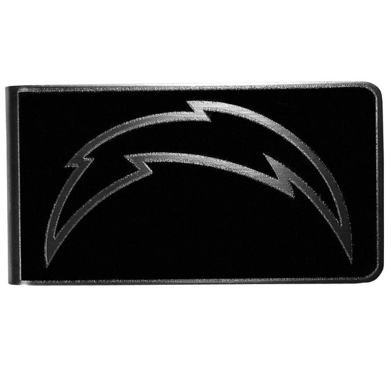 Los Angeles Chargers Black and Steel Money Clip (SSKG) - 757 Sports Collectibles