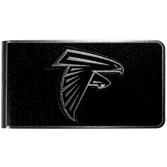 Atlanta Falcons Black and Steel Money Clip (SSKG) - 757 Sports Collectibles
