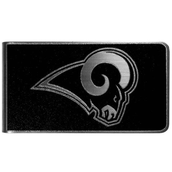 Los Angeles Rams Black and Steel Money Clip (SSKG) - 757 Sports Collectibles