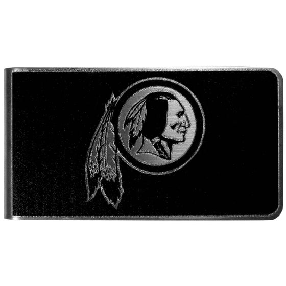 Washington Redskins Black and Steel Money Clip (SSKG) - 757 Sports Collectibles