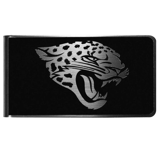 Jacksonville Jaguars Black and Steel Money Clip (SSKG) - 757 Sports Collectibles