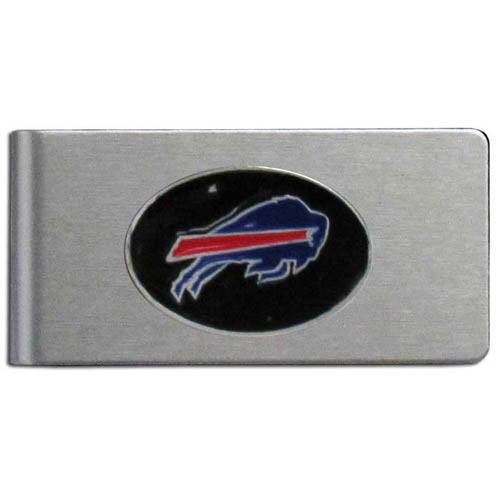 Buffalo Bills Brushed Metal Money Clip (SSKG) - 757 Sports Collectibles