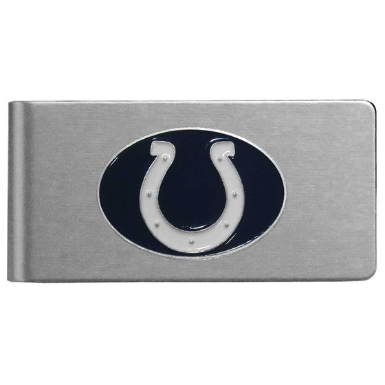 Indianapolis Colts Brushed Metal Money Clip (SSKG) - 757 Sports Collectibles