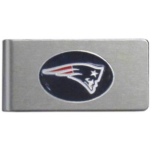 New England Patriots Brushed Metal Money Clip (SSKG) - 757 Sports Collectibles