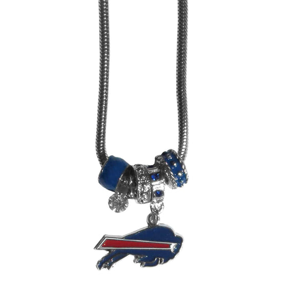 Buffalo Bills Euro Bead Necklace (SSKG) - 757 Sports Collectibles