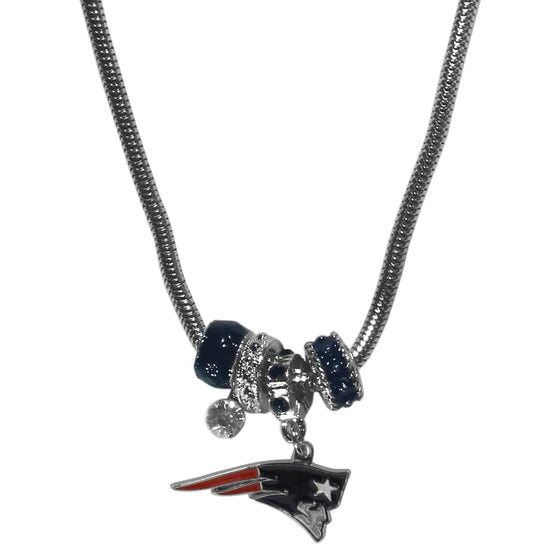 New England Patriots Euro Bead Necklace (SSKG) - 757 Sports Collectibles