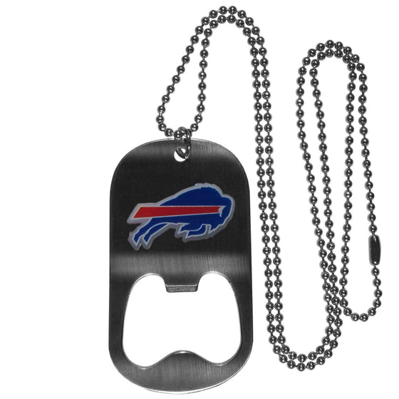 Buffalo Bills Bottle Opener Tag Necklace (SSKG) - 757 Sports Collectibles