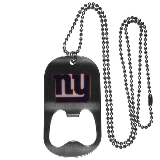 New York Giants Bottle Opener Tag Necklace (SSKG) - 757 Sports Collectibles