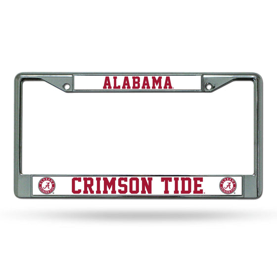 ALABAMA Crimson Tide CHROME FRAME (Rico) - 757 Sports Collectibles