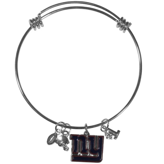 New York Giants Charm Bangle Bracelet (SSKG) - 757 Sports Collectibles