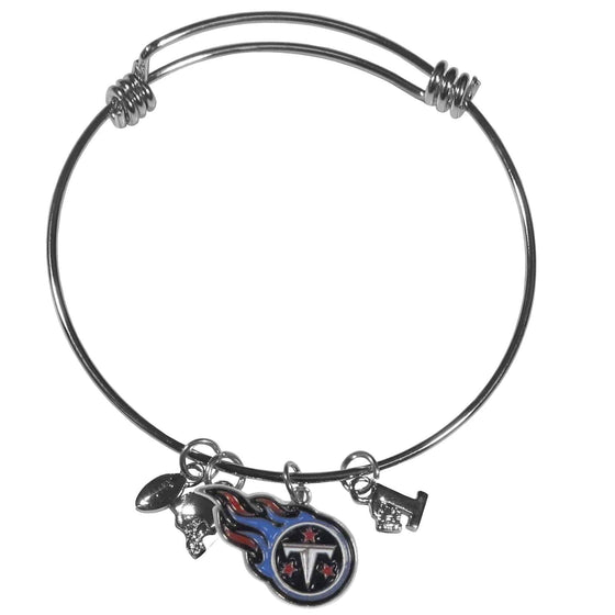 Tennessee Titans Charm Bangle Bracelet (SSKG) - 757 Sports Collectibles