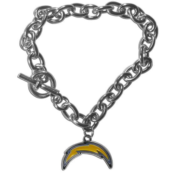 Los Angeles Chargers Charm Chain Bracelet (SSKG) - 757 Sports Collectibles