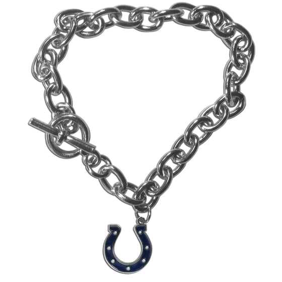 Indianapolis Colts Charm Chain Bracelet (SSKG) - 757 Sports Collectibles