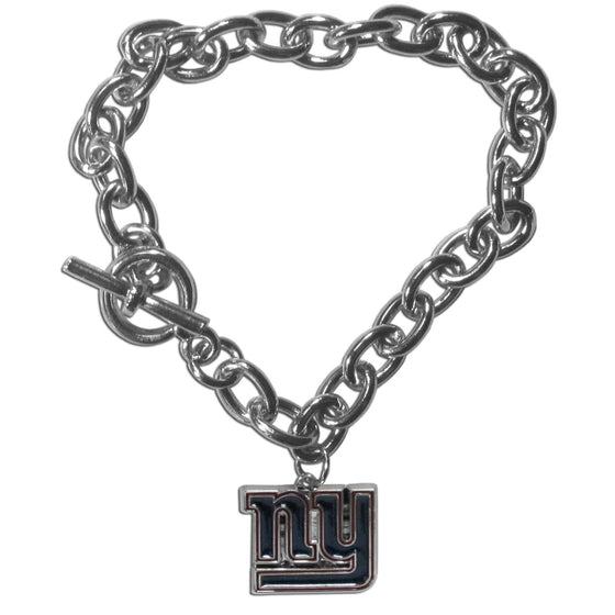New York Giants Charm Chain Bracelet (SSKG) - 757 Sports Collectibles
