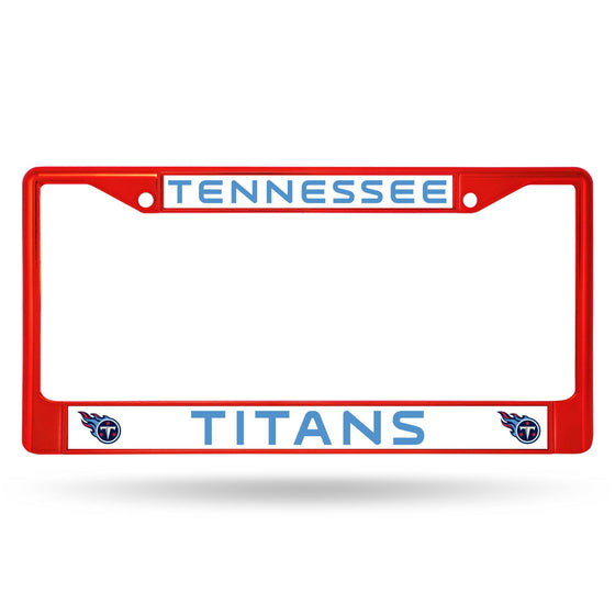TENNESSEE TITANS COLORED CHROME FRAME SECONDARY RED (Rico) - 757 Sports Collectibles