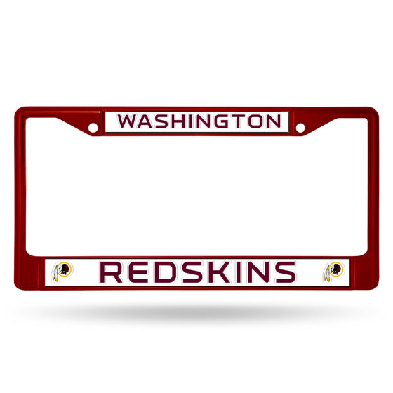 Washington REDSKINS MAROON COLORED CHROME FRAME (Rico) - 757 Sports Collectibles